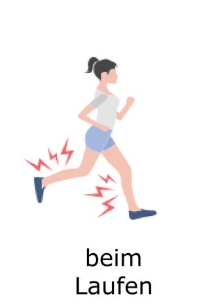 Symptom - Wadenschmerz beim Laufen